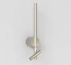Applique*Astro Applique, liseuse, Baton, , LED, 2700K, 191+90 lm, L9cm, H50,8cm - nickel