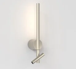 Applique*Astro Applique, liseuse, Baton, , LED, 2700K, 191+90 lm, L9cm, H50,8cm - nickel