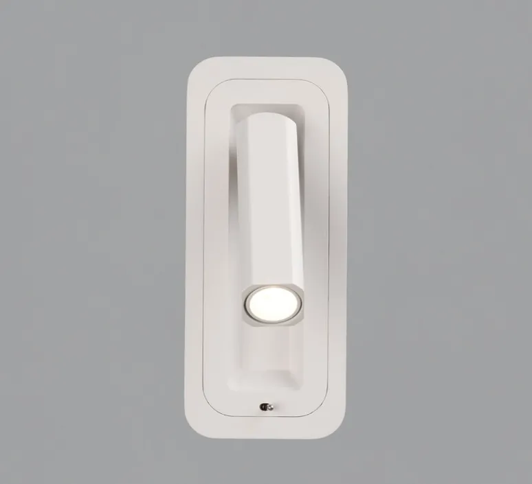 Applique*ACB Applique, liseuse, Boheme avec interrupteur, , LED, 3000K, 315 lm, L7,5cm, H18cm - blanc