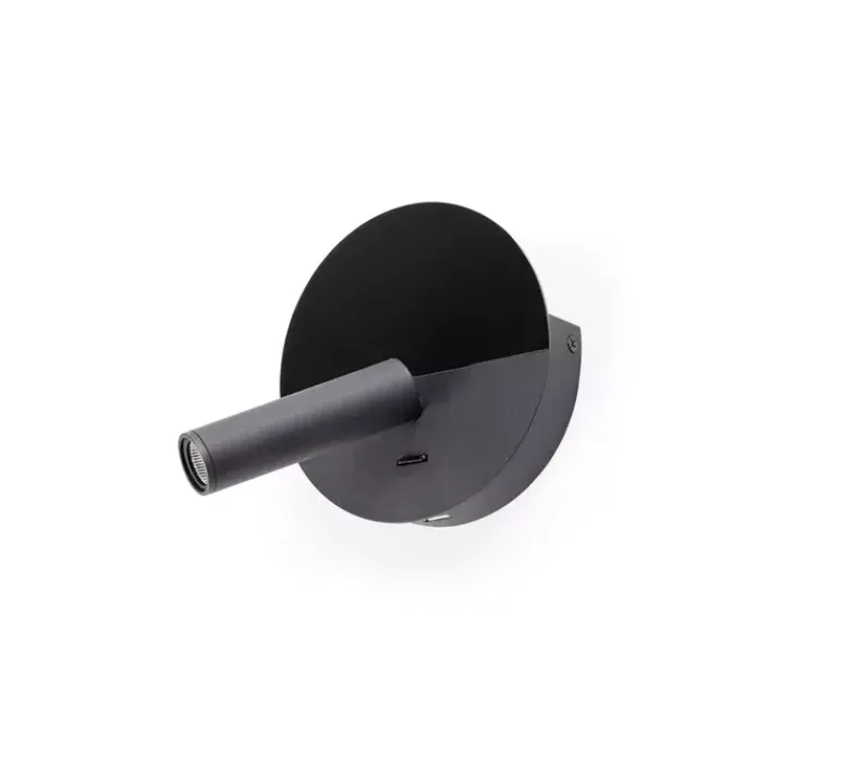 Applique*Faro Applique, liseuse, Duas, , LED, 2700K, 240 lm, L14,4cm, H18,3cm - noir