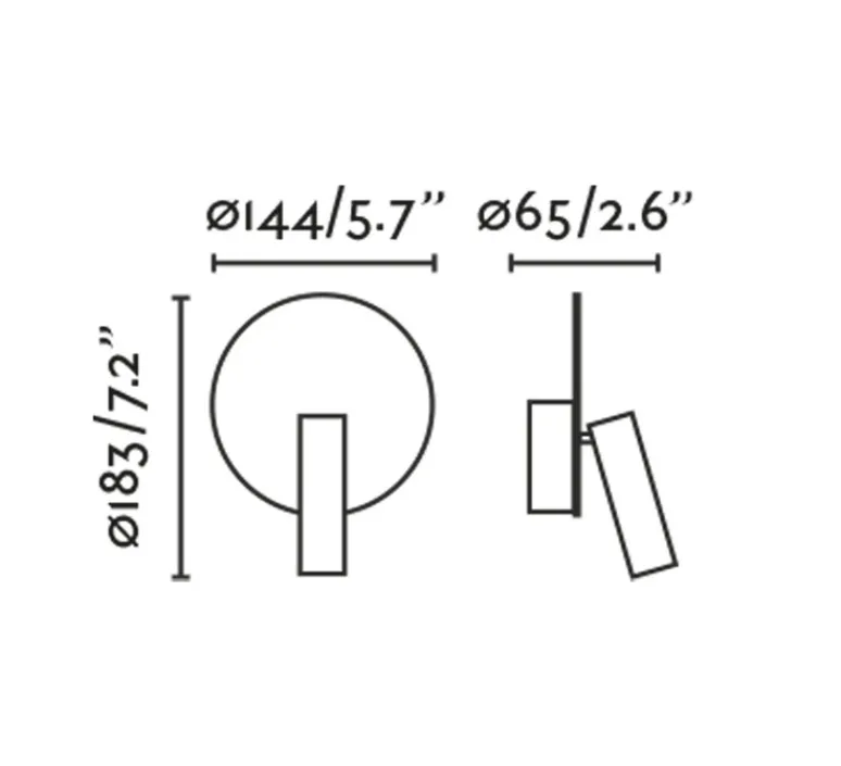 Applique*Faro Applique, liseuse, Duas, , LED, 2700K, 240 lm, L14,4cm, H18,3cm - noir