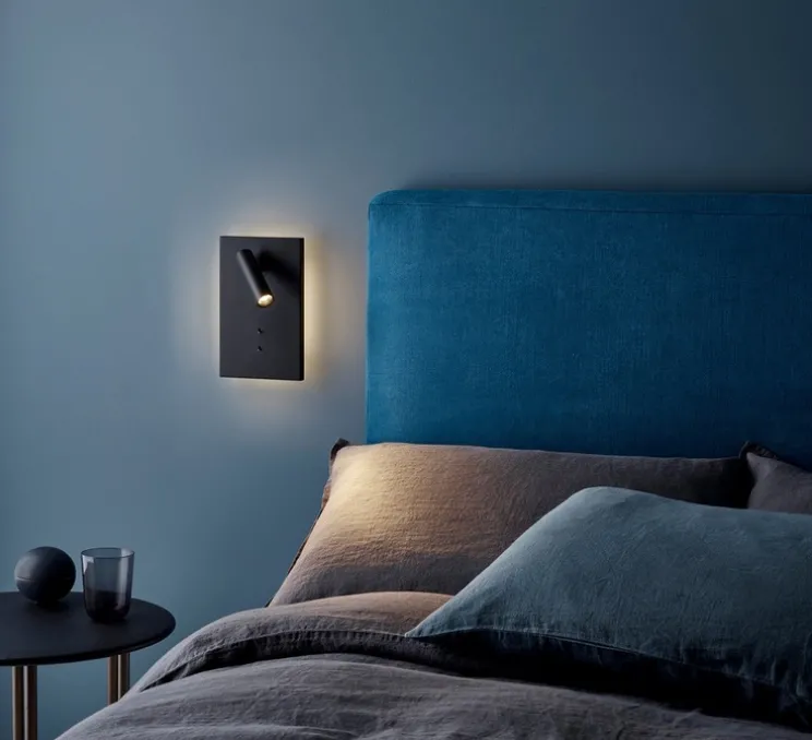 Applique, Liseuse, Edge Reader Mini, noir mat, LED, 2700K, 149lm, L15cm, H24cm - Astro