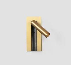 Applique*Faro Applique liseuse, en saillie / encastrable, Gabo, USB-C, , LED, 2700K, 394 lm, L8cm, H18,5cm - bronze