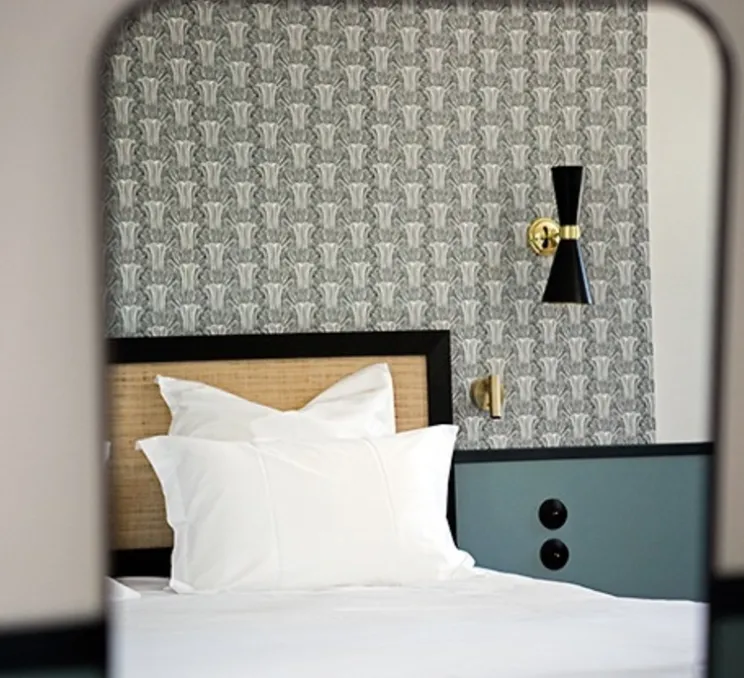 Applique, liseuse, en saillie, BOC, bronze, interrupteur LED, 3000k, 3W, H17cm, Ø7,5cm - Faro