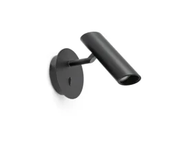 Applique*Faro Applique liseuse en saillie, Leo, , LED, 2700K, 299 lm, L10cm, H16cm - noir