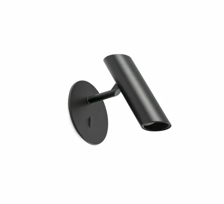 Applique*Faro Applique liseuse en saillie, Leo, , LED, 2700K, 299 lm, L10cm, H16cm - noir