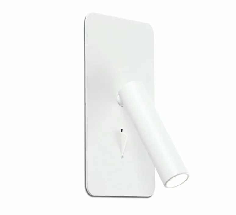 Applique*Faro Applique, liseuse, encastrable, SUAU, , avec interrupteur, LED, 3000K, 140lm, H17cm, L9,5cm - blanc