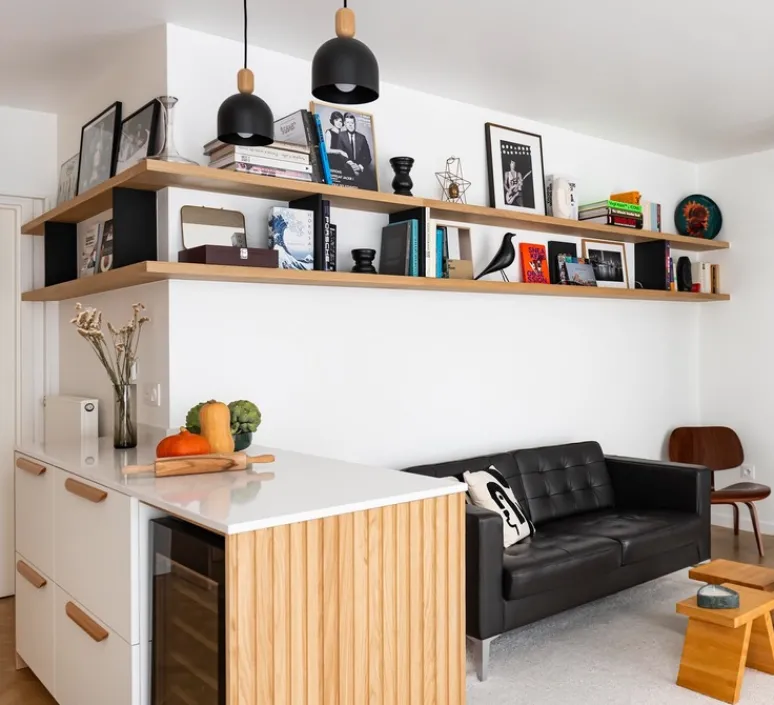 Applique*Faro Applique, liseuse, encastrable, SUAU, or satiné, avec interrupteur, LED, 3000K, 140lm, H17cm, L9,5cm - laiton satiné