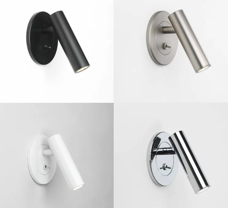 Applique, Liseuse, Enna Recess Switched, noir mat, LED, 2700K, 151lm, L9cm, H10cm - Astro Lighting