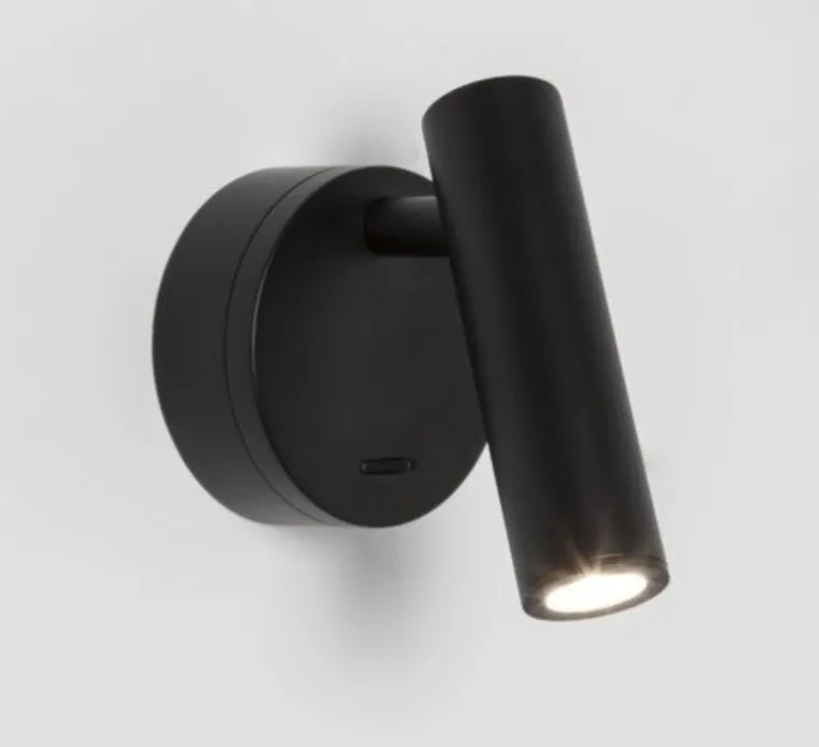 Applique, Liseuse, Enna surface LED, noir mat, avec interrupteur, LED, 2700K, 111lm, L8cm, H11cm - Astro Lighting