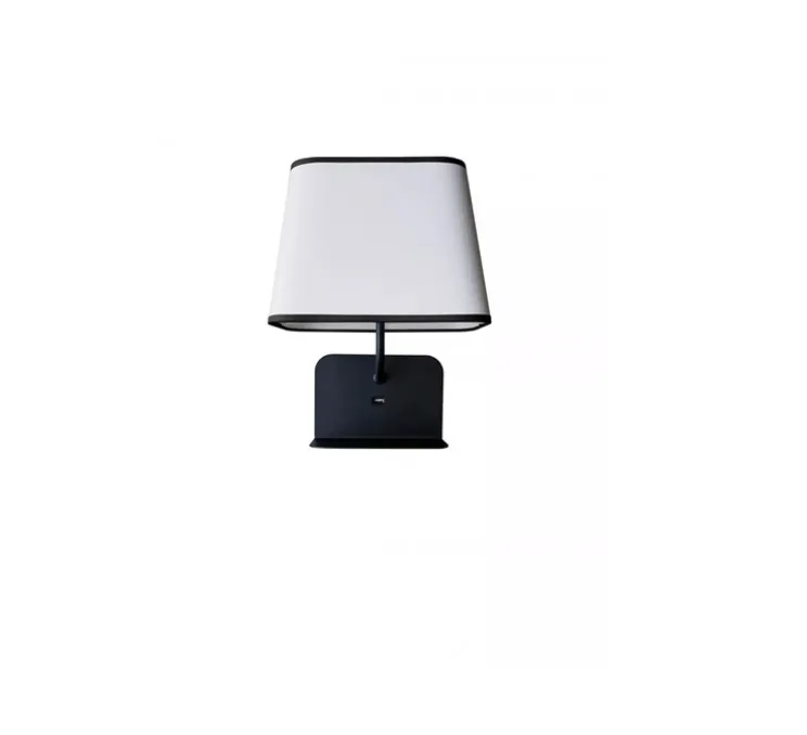 Applique, liseuse, Escale, blanc & noir, L25cm, H32cm - DesignHeure