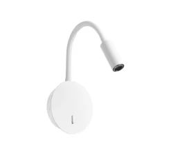 Applique*MDC Applique, liseuse, Font S, , LED, 3000K, 145 lm, L11cm, H38,7cm - blanc mat