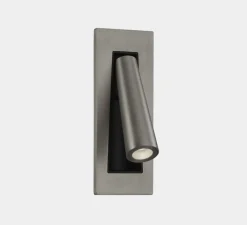 Applique*LEDS C4 Applique, liseuse, Gamma SR, , LED, 2700k, 137 lm, L6,5cm, H16,6cm - nickel satiné