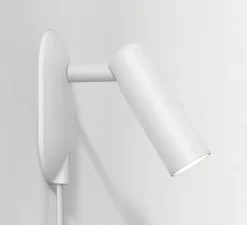 Applique, liseuse, Gio, blanc mat, L8cm, H14cm - Astro