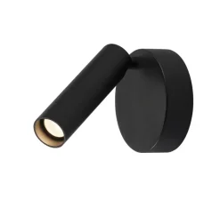 Plafonnier & Spot|Applique*SLV Applique, liseuse, Karpo 30, , LED, 3000K, 450lm, L9cm, H12,5cm, 40° - noir