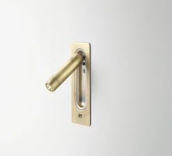 Applique*Marset Applique, liseuse, Ledtube, , avec grille, RSC USB, LED, 2700k, 150lm, H17cm - bronze