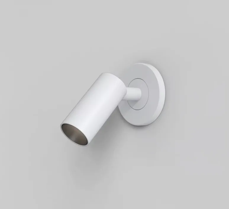 Applique*Astro Applique, Liseuse, Micro Recess Unwitched, blanc, LED, 2700K, 164lm, Ø6,1cm, H8,4cm - Lighting blanc mat
