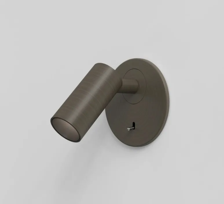 Plafonnier & Spot|Applique*Astro Applique, Liseuse, Micro Recess Switched, , LED, 2700K, 166lm, Ø8cm, H8cm - Lighting Bronze