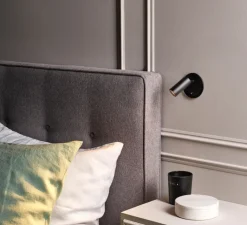 Plafonnier & Spot|Applique*Astro Applique, Liseuse, Micro Recess Switched, , LED, 2700K, 166lm, Ø9cm, H8cm - Lighting Noir mat