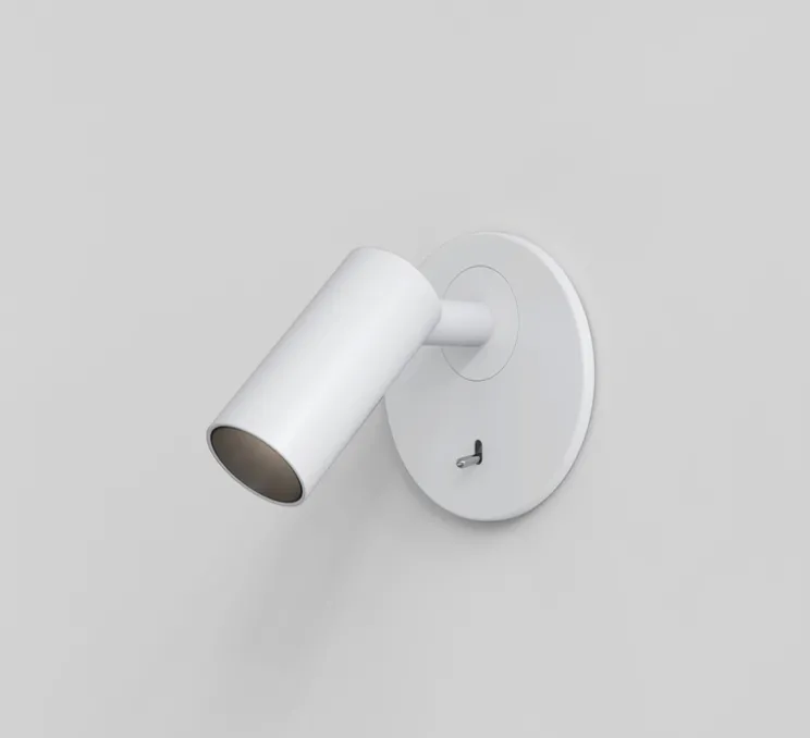 Applique, Liseuse, Micro Recess Switched, Blanc Mat, LED, 2700K, 166lm, Ø9cm, H8cm - Astro Lighting