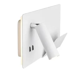 Applique*SLV Applique, Liseuse, Somnila Droite, , LED, 3000K, 490 lm, L28cm, H16cm - blanc