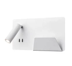 Applique*SLV Applique, Liseuse, Somnila Droite, , LED, 3000K, 490 lm, L28cm, H16cm - blanc