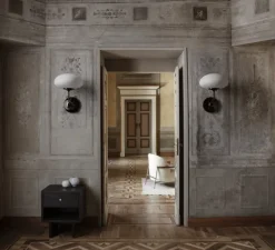 Applique*Gubi Applique, Liseuse, Stemlite, , Ø32cm, H42cm - Black Chrome