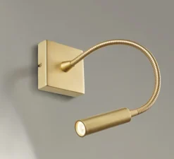 Applique*LEDS C4 Applique, liseuse, Tip, , LED, dim, 2700K, 175 lm, L53cm, H10,7cm - Or mat