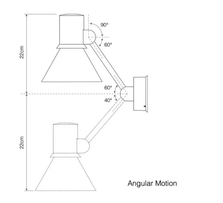 Applique, Liseuse, Type 80 W2, Grey Mist, L33cm, H16cm - Anglepoise