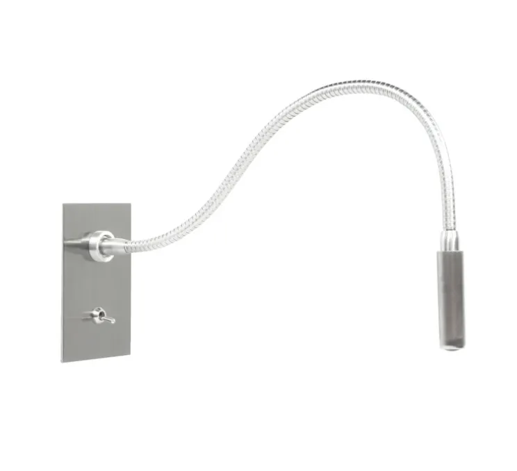 Applique, liseuse, Zoom W4731, chrome, L32cm, H9cm - Tekni Led