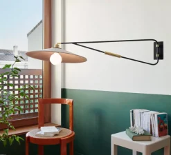 Applique*Market Set Applique murale à bras, Gatsby, , Ø50cm, P103cm - Sable