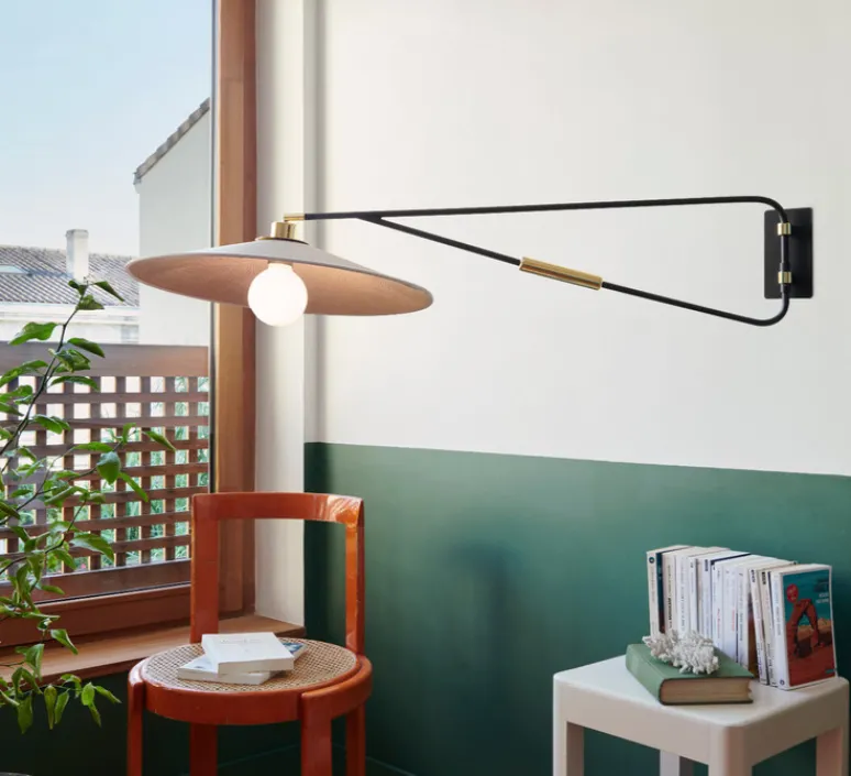 Applique*Market Set Applique murale à bras, Gatsby, , Ø50cm, P103cm - Sable