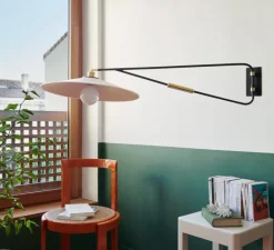 Applique*Market Set Applique murale à bras, Gatsby, , Ø50cm, P103cm - Sable