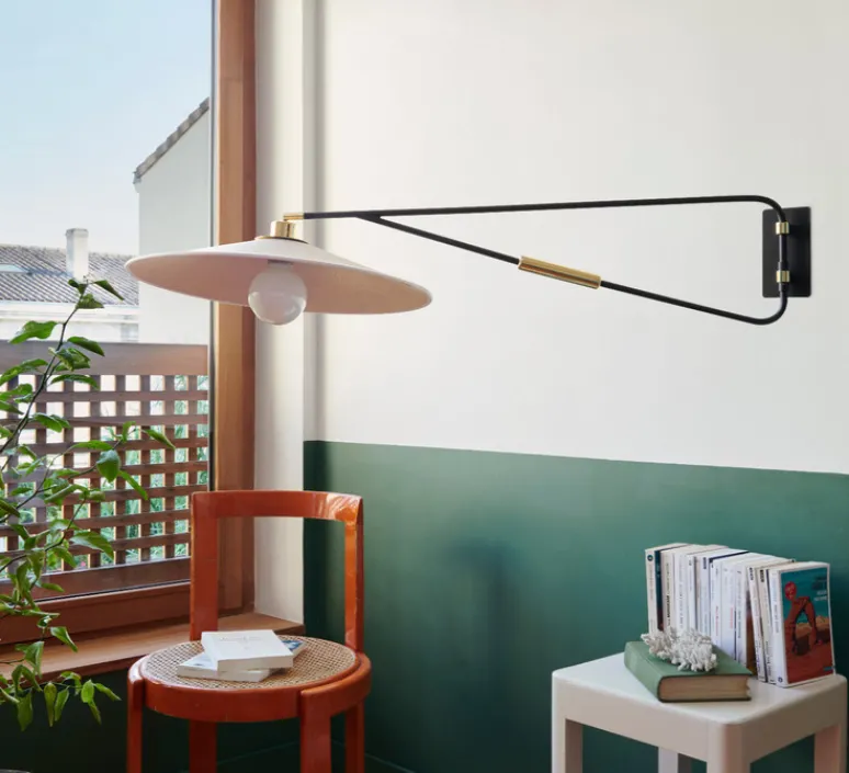 Applique*Market Set Applique murale à bras, Gatsby, , Ø50cm, P103cm - Sable