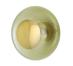 Applique murale - Plafonnier, Horizon 36, Vert olive, Ø36cm, H22,5cm - Ebb and Flow