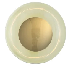 Applique murale - Plafonnier, Horizon 36, Vert olive, Ø36cm, H22,5cm - Ebb and Flow