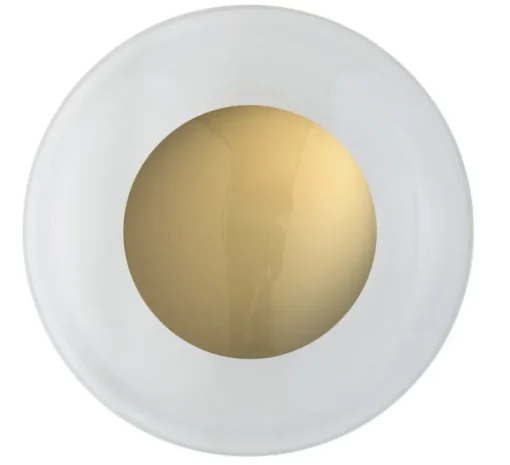 Applique murale - Plafonnier, Horizon 36, transparent, or , Ø36cm, H22,5cm - Ebb and Flow