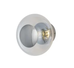 Applique*Ebb and Flow Applique murale - Plafonnier, Horizon 21, , Ø21cm, H16,5cm - transparent argent