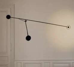 Applique*DCW éditions Paris Applique murale, Aaro, , L155cm, H75cm, LED, 2700K, 350lm - DCW noir