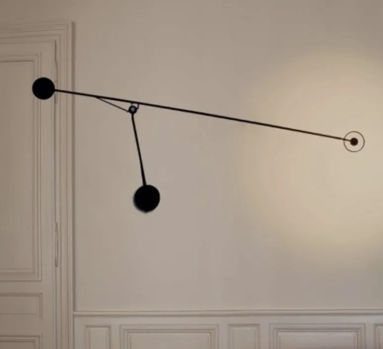 Applique*DCW éditions Paris Applique murale, Aaro, , L155cm, H75cm, LED, 2700K, 350lm - DCW noir