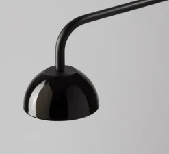 Applique murale, Absidiola A mini, directe, noir, LED, 2700K, 420 lm, L10cm, H16cm - Luxcambra