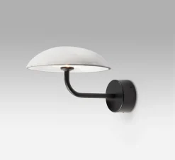 Applique murale, Absidiola A plato, indirecte, blanc, LED, 2700K, 420 lm, L20cm, H16cm - Luxcambra