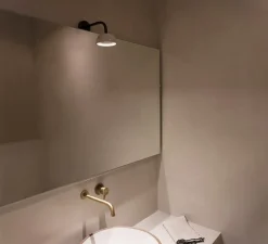 Applique*Luxcambra Applique murale, Absidiola A mini, directe, , LED, 2700K, 420 lm, L10cm, H16cm - beige, noir