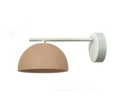 Applique*Luxcambra Applique murale, Absis A, , LED, 2700K, 420 lm, L17cm, H15,5cm - blanc, terracotta