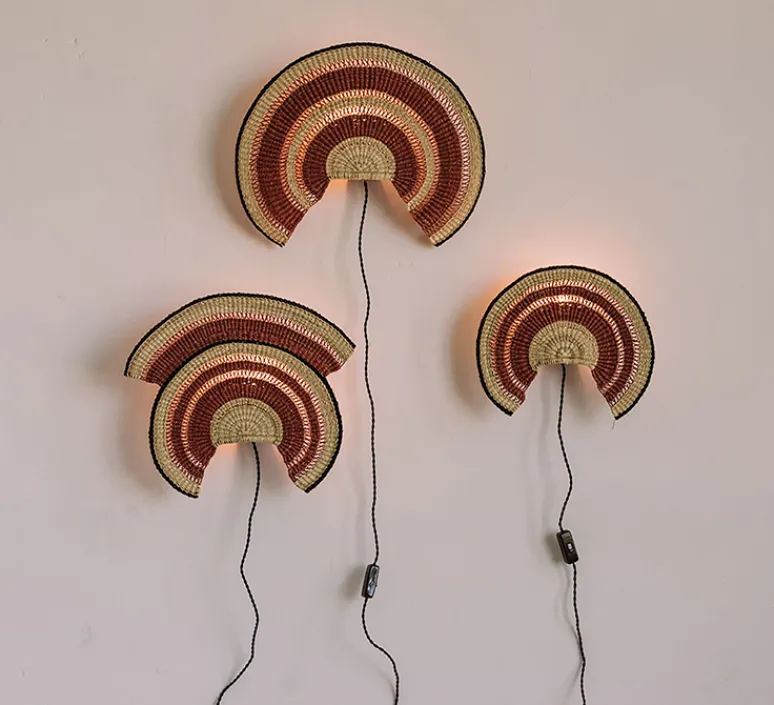 Applique*Golden Editions Applique murale, Admirador Large, , L39cm, H33cm - orange gingembre