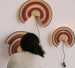 Applique*Golden Editions Applique murale, Admirador Large, , L39cm, H33cm - orange gingembre