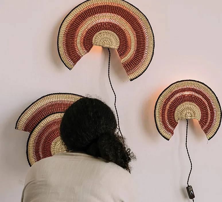 Applique*Golden Editions Applique murale, Admirador Large, , L39cm, H33cm - orange gingembre