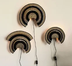 Applique murale, Admirador Small, bleu minuit, L29cm, H25,5cm - GOLDEN Editions