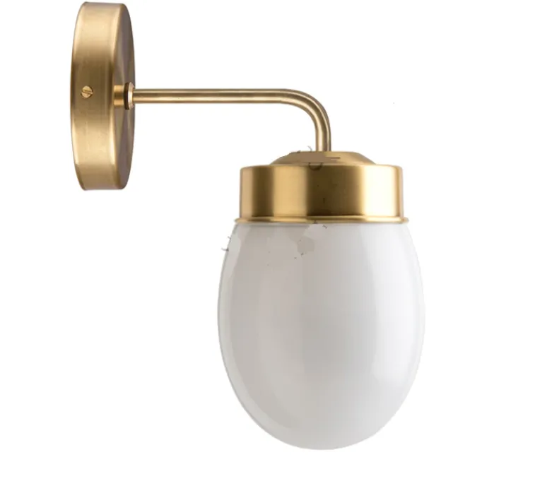 Applique*Zangra Applique murale, Adore l'or glass 030, , Ø11,5cm, H15cm - laiton