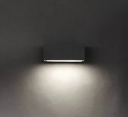Applique*LEDS C4 Applique murale, Afrodita LED, , IP65, LED, dim, 4000K, 1004 lm, L22cm, H9cm - gris